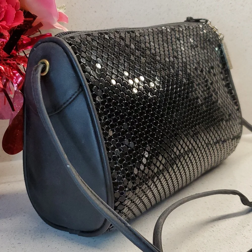 WHITING AND DAVIS chainmail crossbody bag